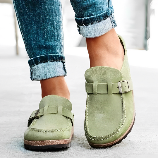 Giulia - Moderne sandal lavet af vintagelæder