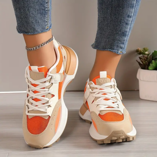 Kate - Afslappede Damer Color Block Sneakers