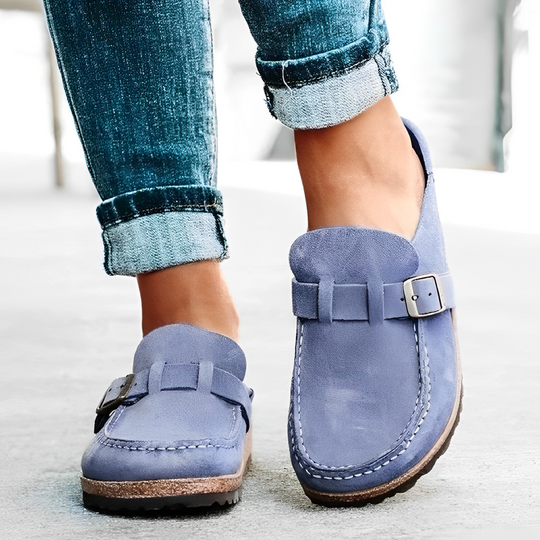 Giulia - Moderne sandal lavet af vintagelæder