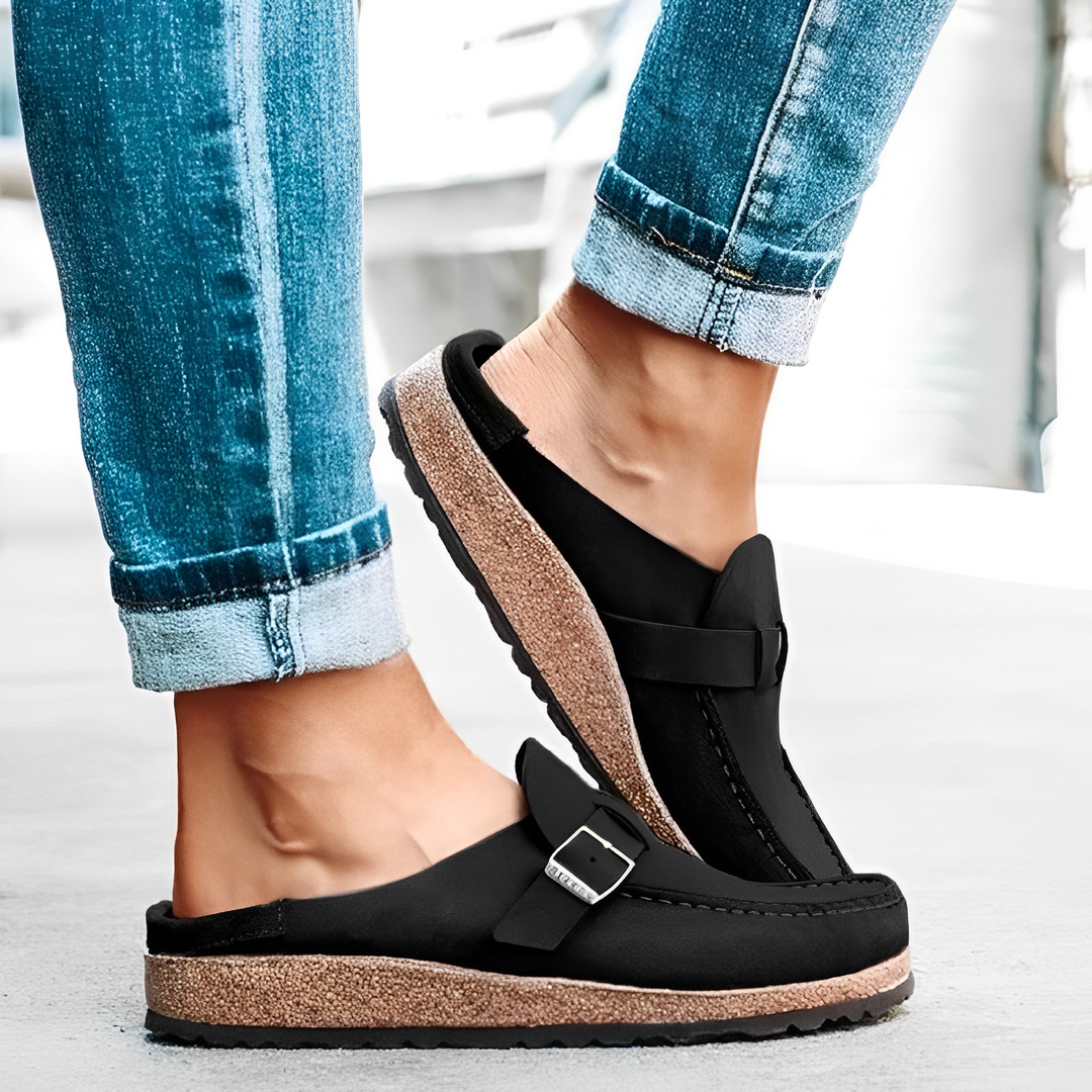 Giulia - Moderne sandal lavet af vintagelæder