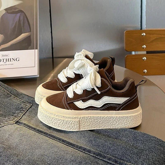 CANVAS PLATFORM SNEAKERS