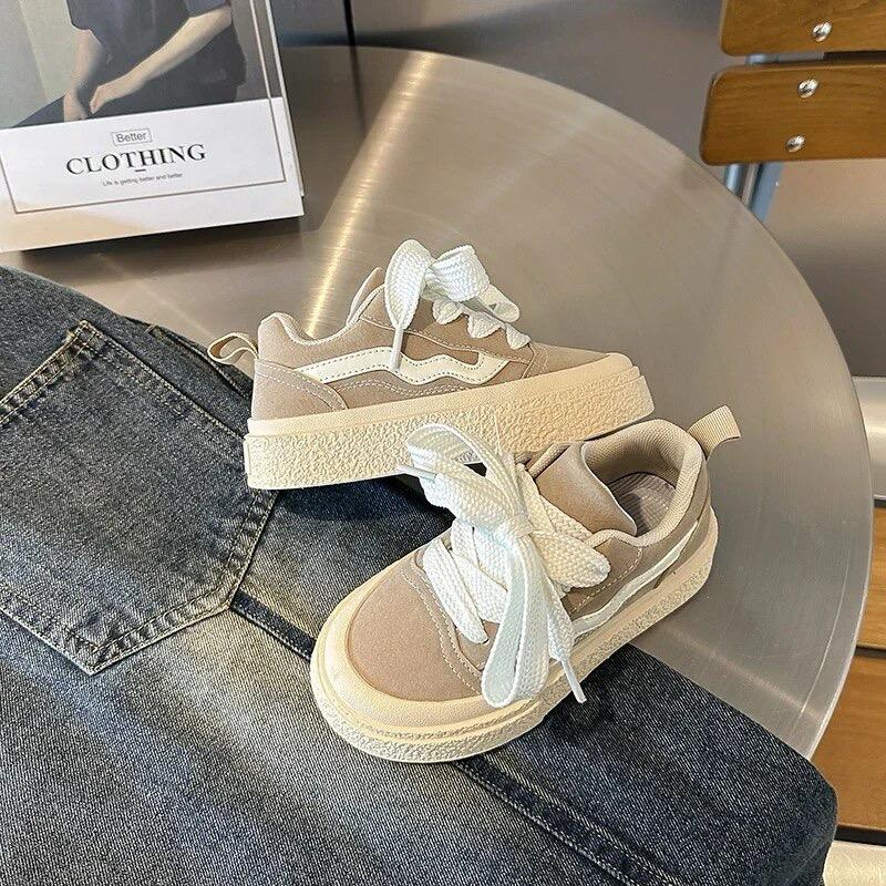 CANVAS PLATFORM SNEAKERS