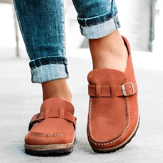 Giulia - Moderne sandal lavet af vintagelæder